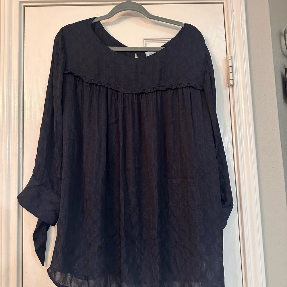 Motherhood Navy Blouse